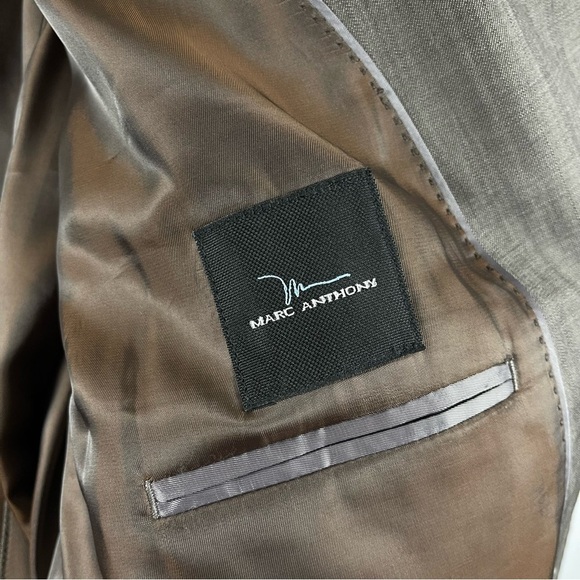 Marc Anthony Wool 42R 2 Button Blazer Career Professional Office Business - Picture 9 of 12